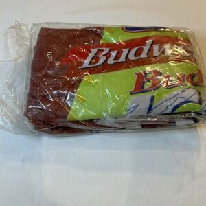 Vtg Budweiser Bud Ice Inflatable Football Sealed Man Cave/Bar Super Bowl Decor